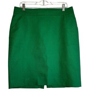 J.Crew Kelly Green Pencil Skirt Size 14 Cotton
Classic Office Professional